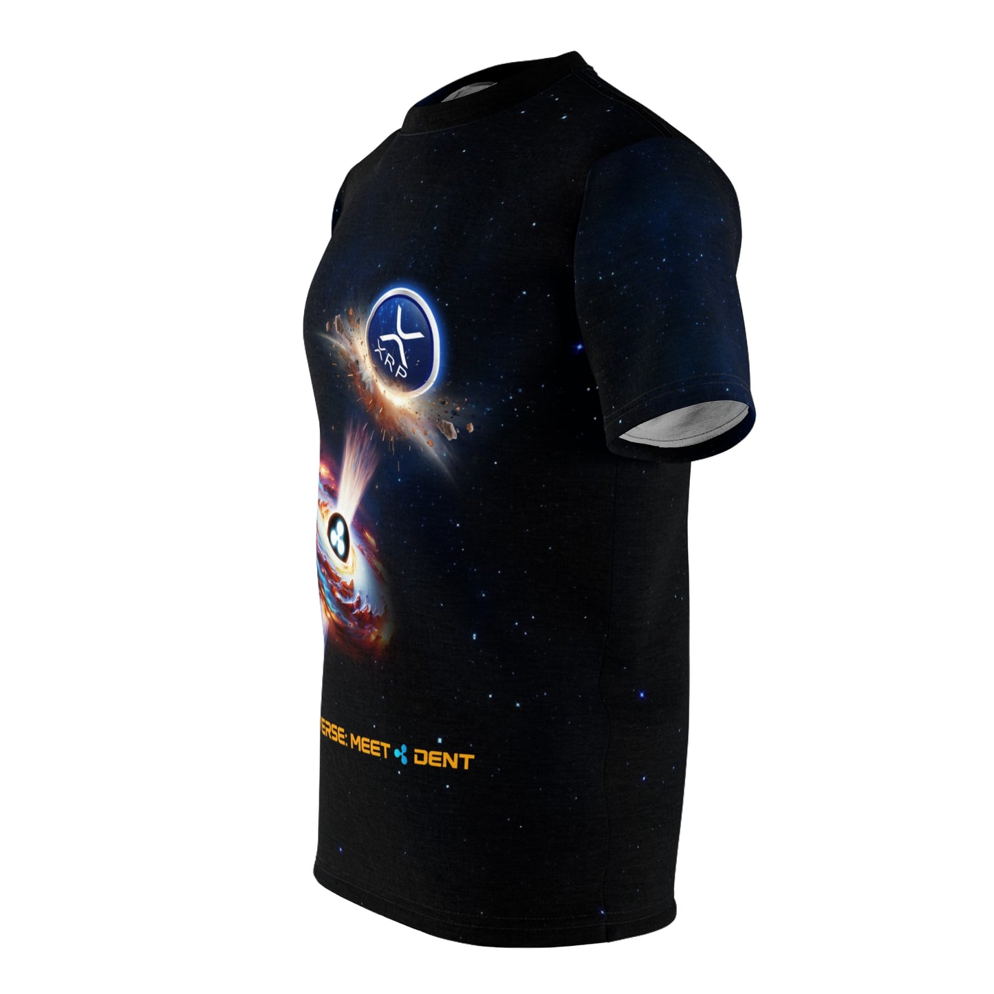 'Universe: Meet Dent' XRP unisex full color design shirt