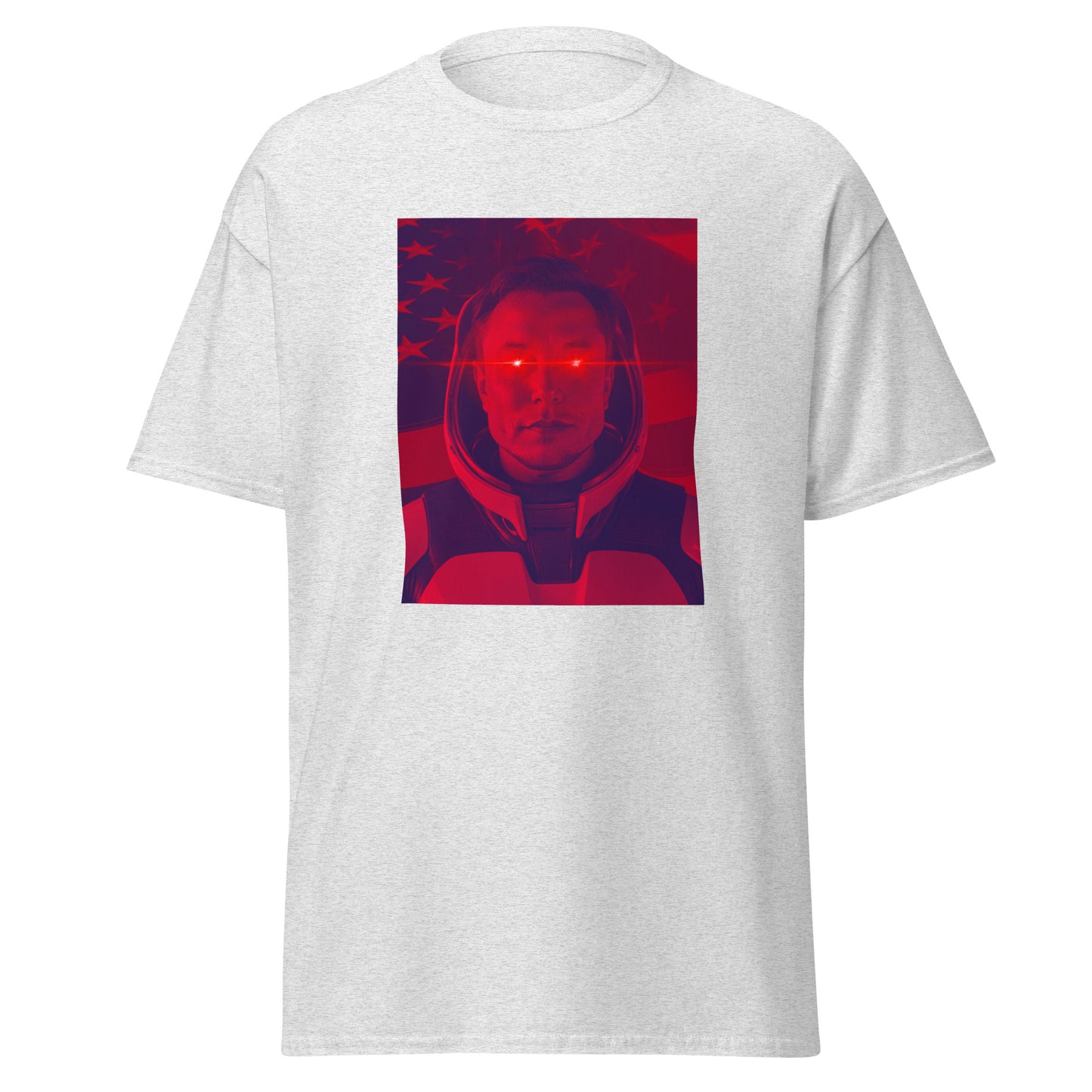 Elon Musk 'laser eyes' with space helmet Unisex classic tee