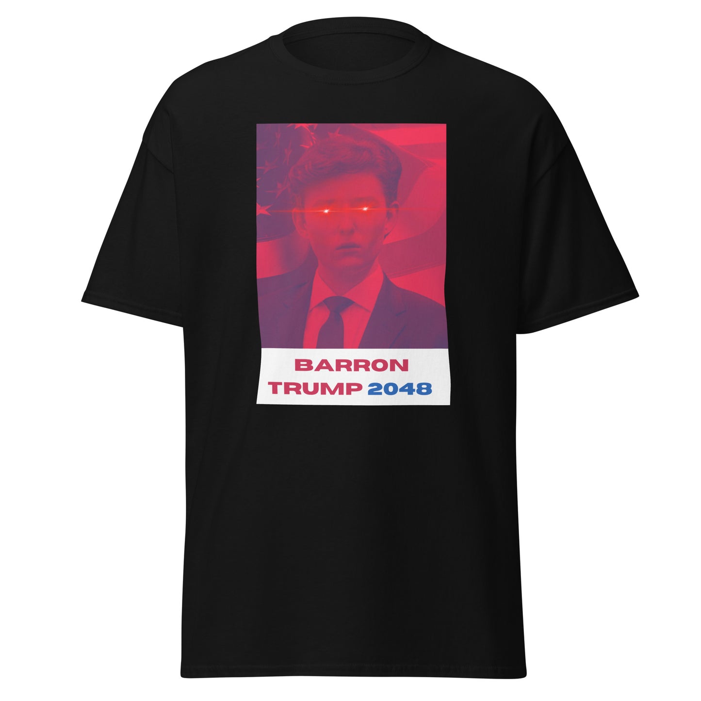 Barron Trump 2048 'Laser Eyes' Unisex classic tee