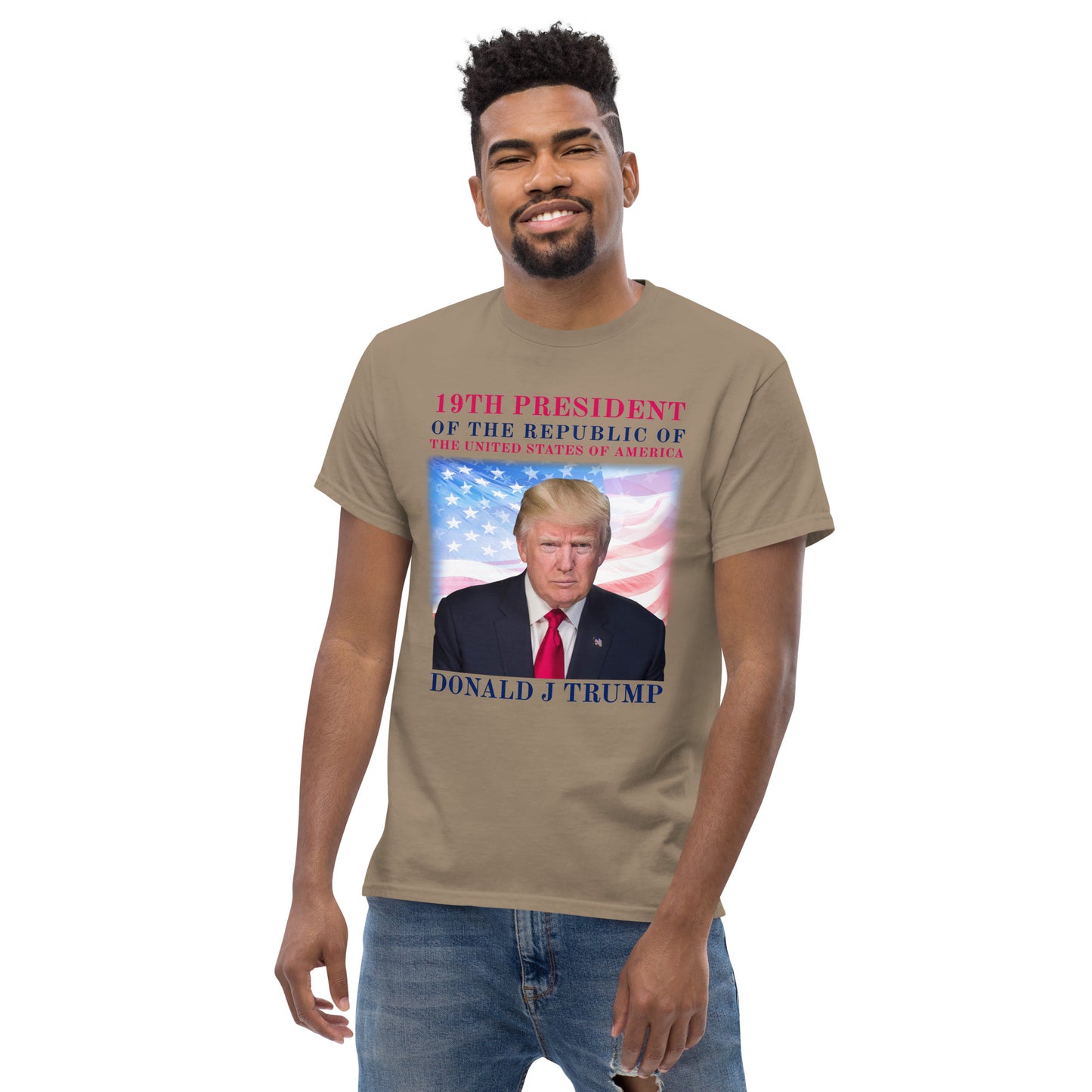 The 19th President of the Republic of the United States of America. Unisex classic tee