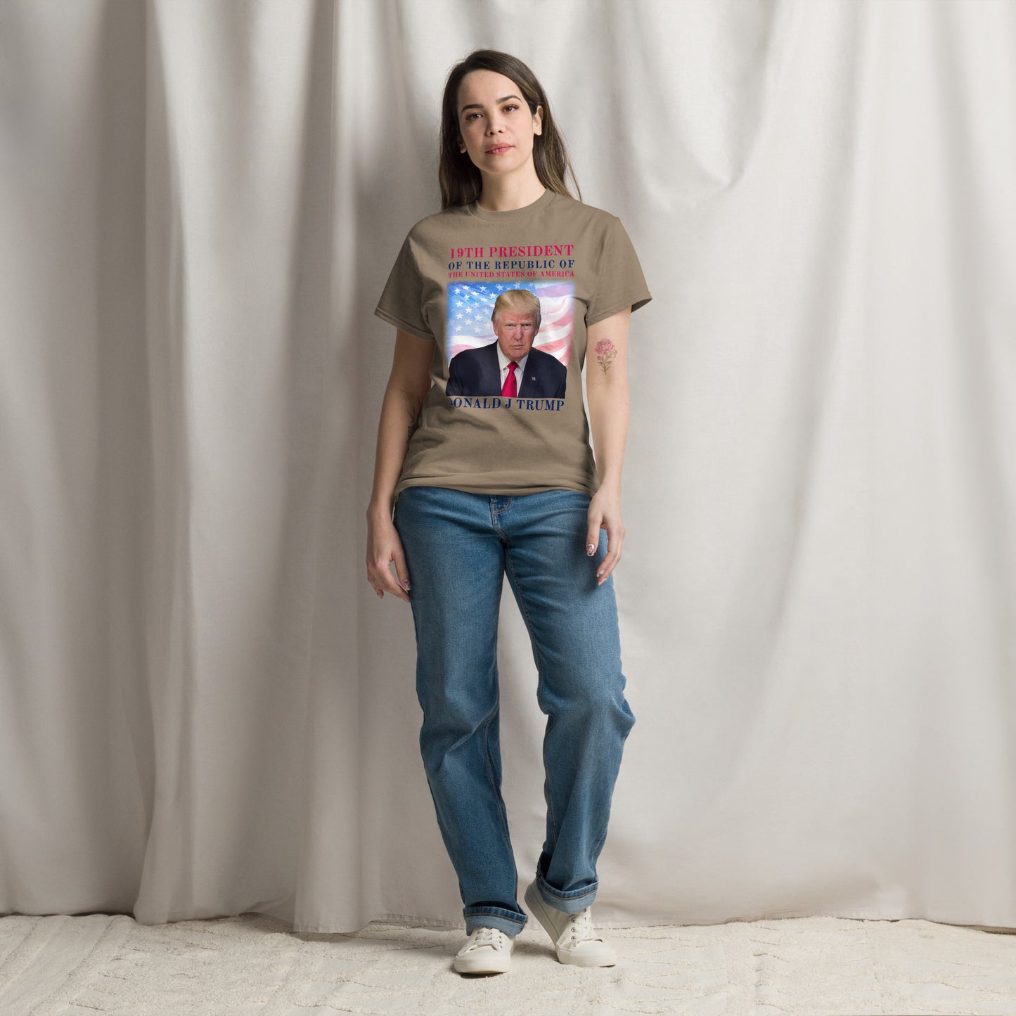 The 19th President of the Republic of the United States of America. Unisex classic tee