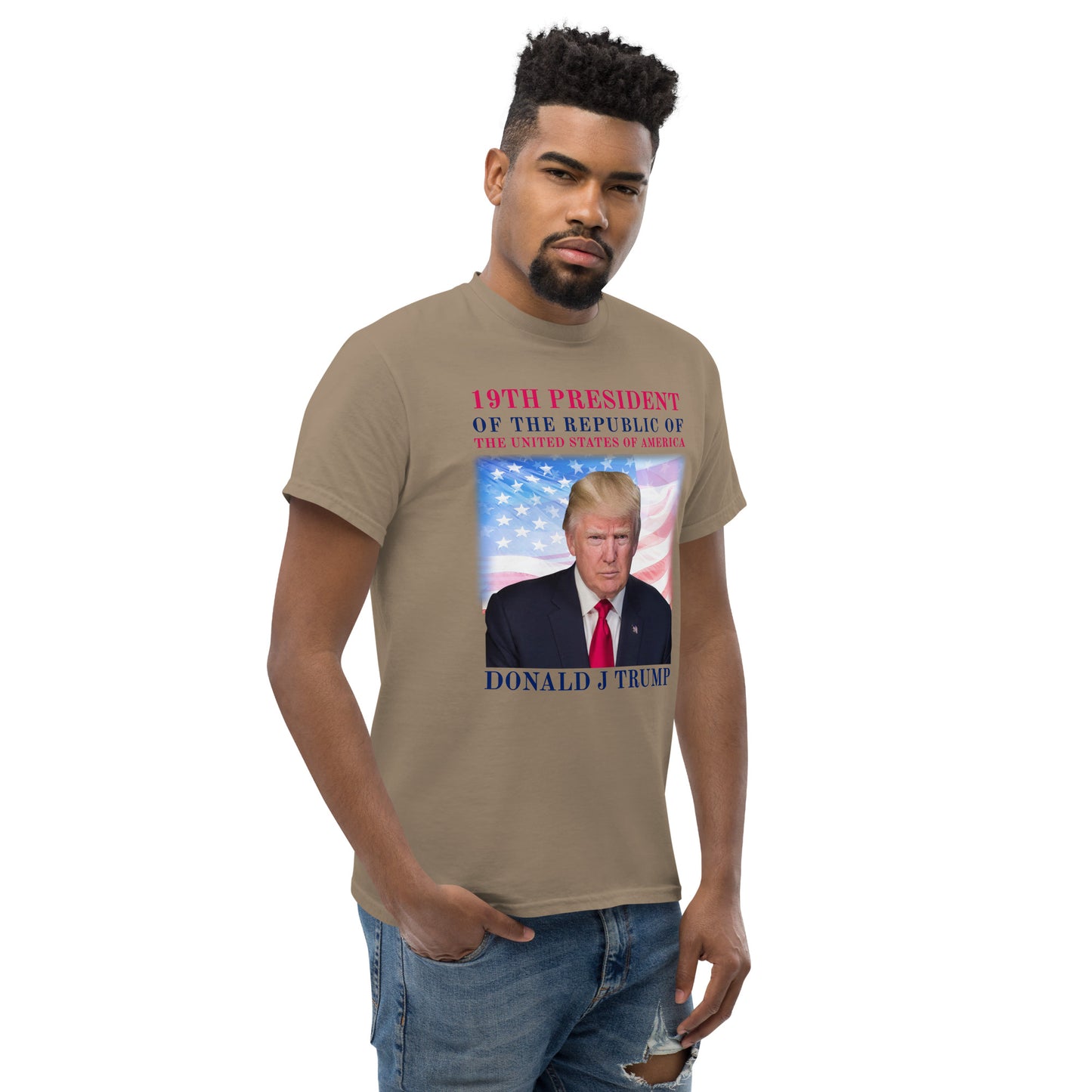 The 19th President of the Republic of the United States of America. Unisex classic tee