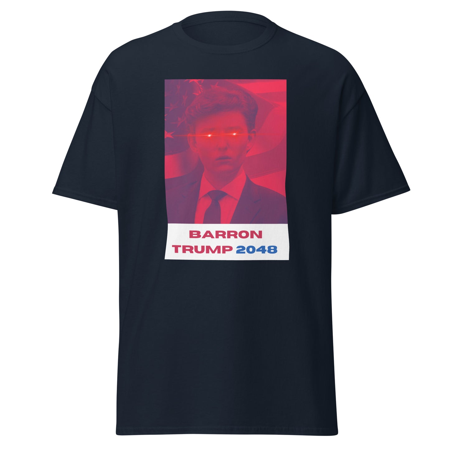 Barron Trump 2048 'Laser Eyes' Unisex classic tee