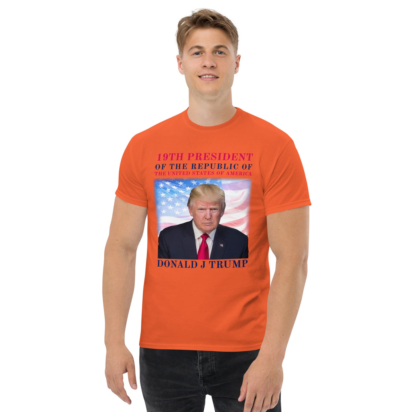 The 19th President of the Republic of the United States of America. Unisex classic tee