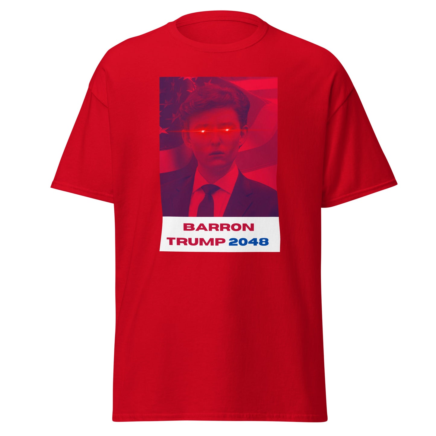 Barron Trump 2048 'Laser Eyes' Unisex classic tee