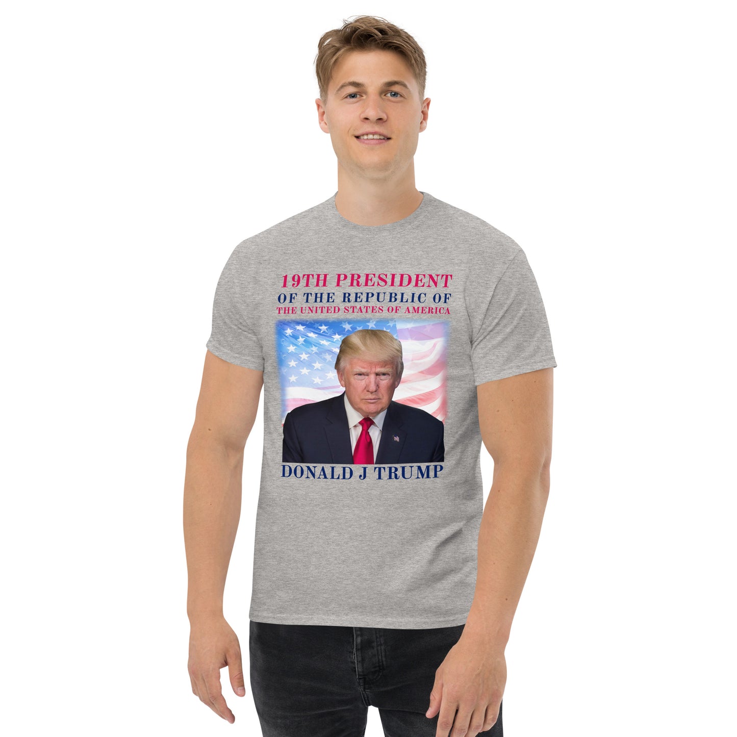 The 19th President of the Republic of the United States of America. Unisex classic tee