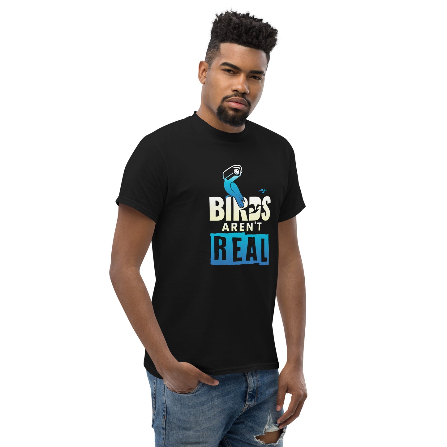 Birds Aren't Real. Unisex classic tee Conspiracy Theory T-Shirts for Sale