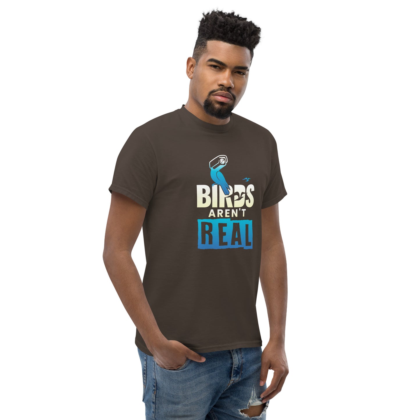 Birds Aren't Real. Unisex classic tee Conspiracy Theory T-Shirts for Sale