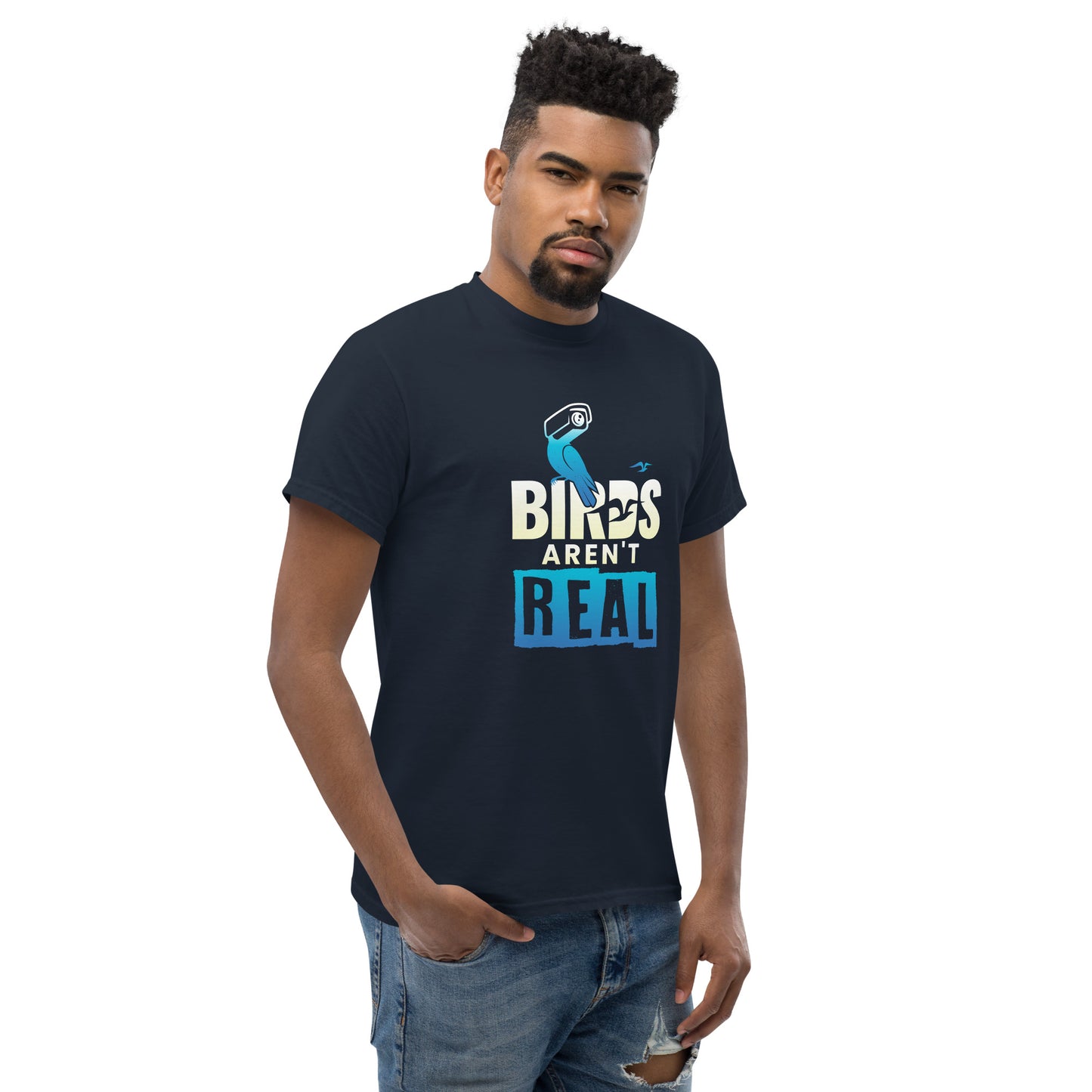 Birds Aren't Real. Unisex classic tee Conspiracy Theory T-Shirts for Sale